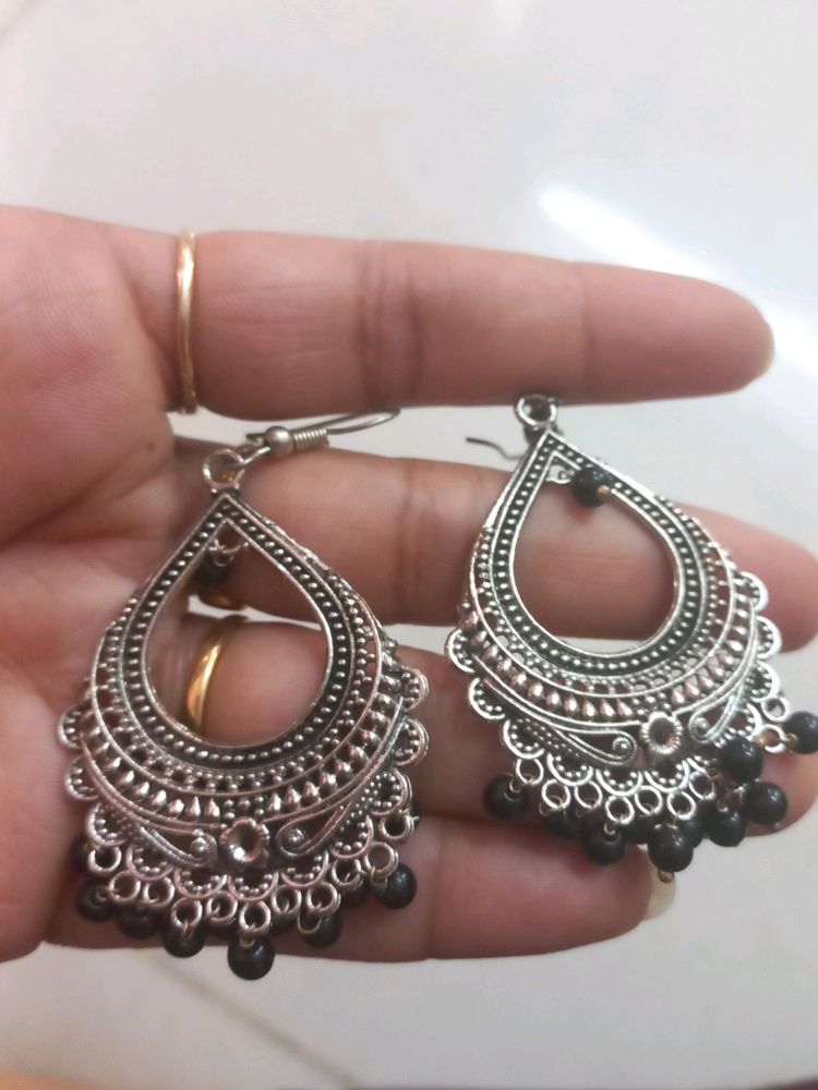 Beautiful Oxidized Earring.  Never Used