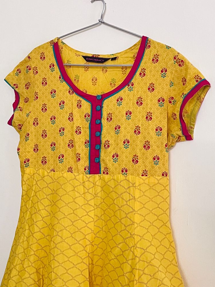 Branded Cotton Anarkali Kurta