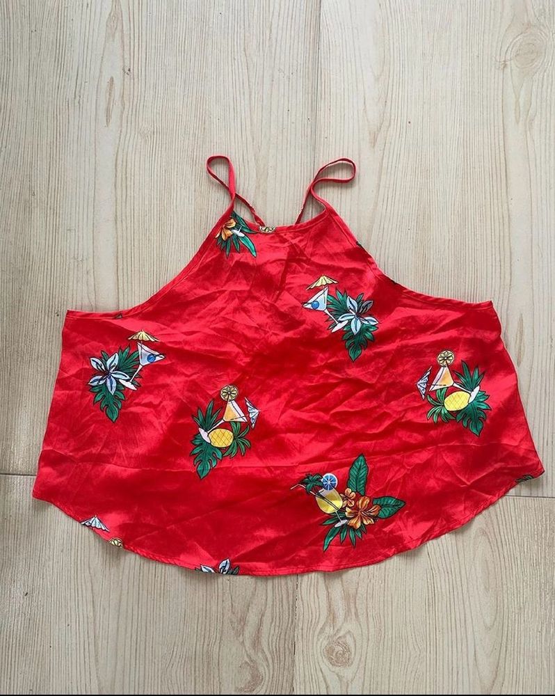 F21 Butterfly Crop Top