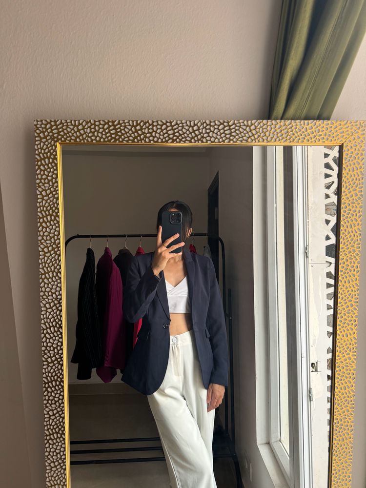 H&M Vintage Tailored Petite Fit Blazer