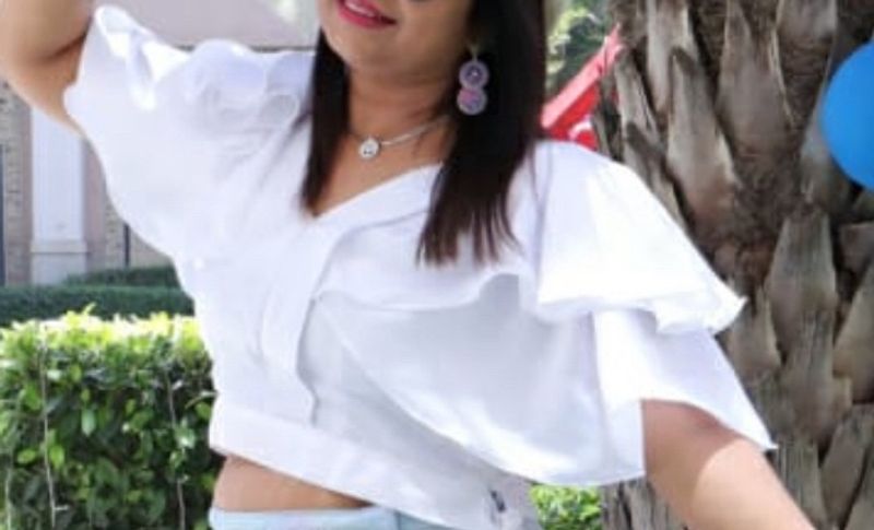 White Flared Crop Top