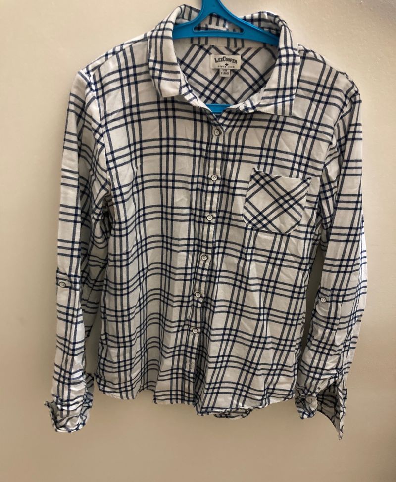 Lee Cooper Checkered Shirt Blouse