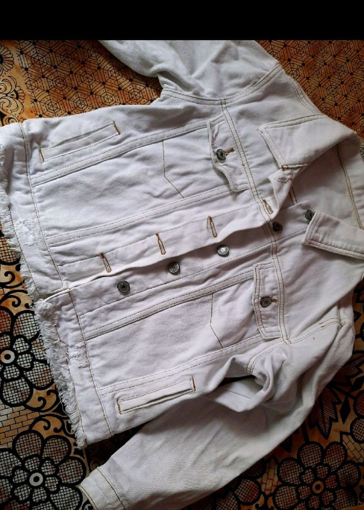 White Denim Jacket