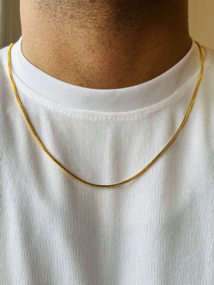 18K Gold Chain Unisex