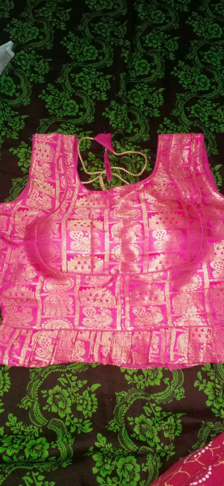 sale beautiful pink colour padded blouse