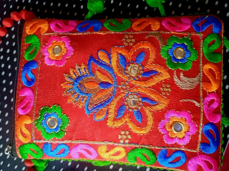 Multicolored Rajasthani Sling Bag