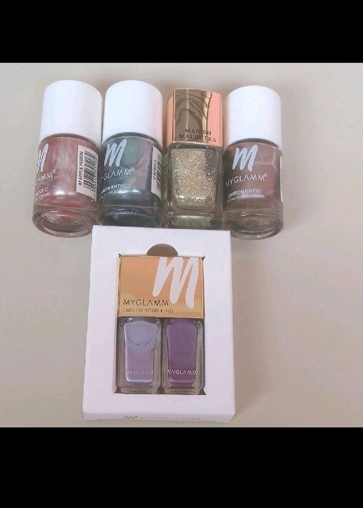 Combo Of 6 Nail Polish