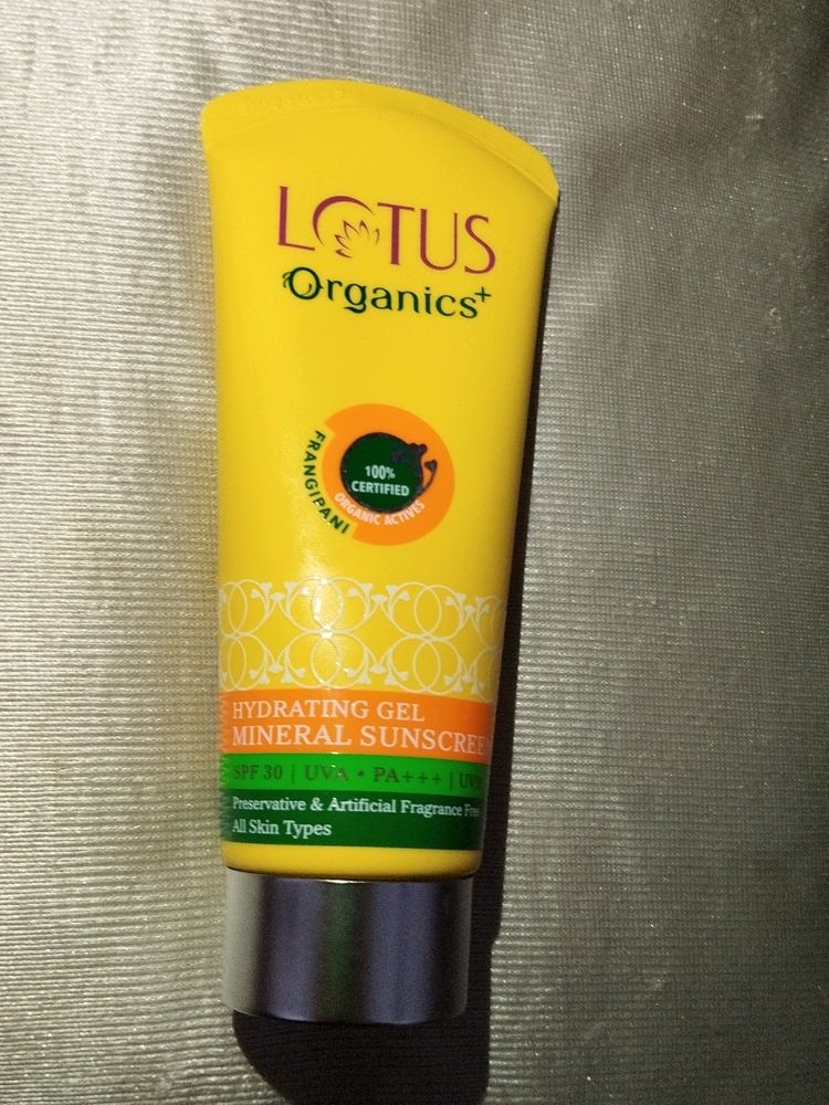 Lotus Organics Sunscreen