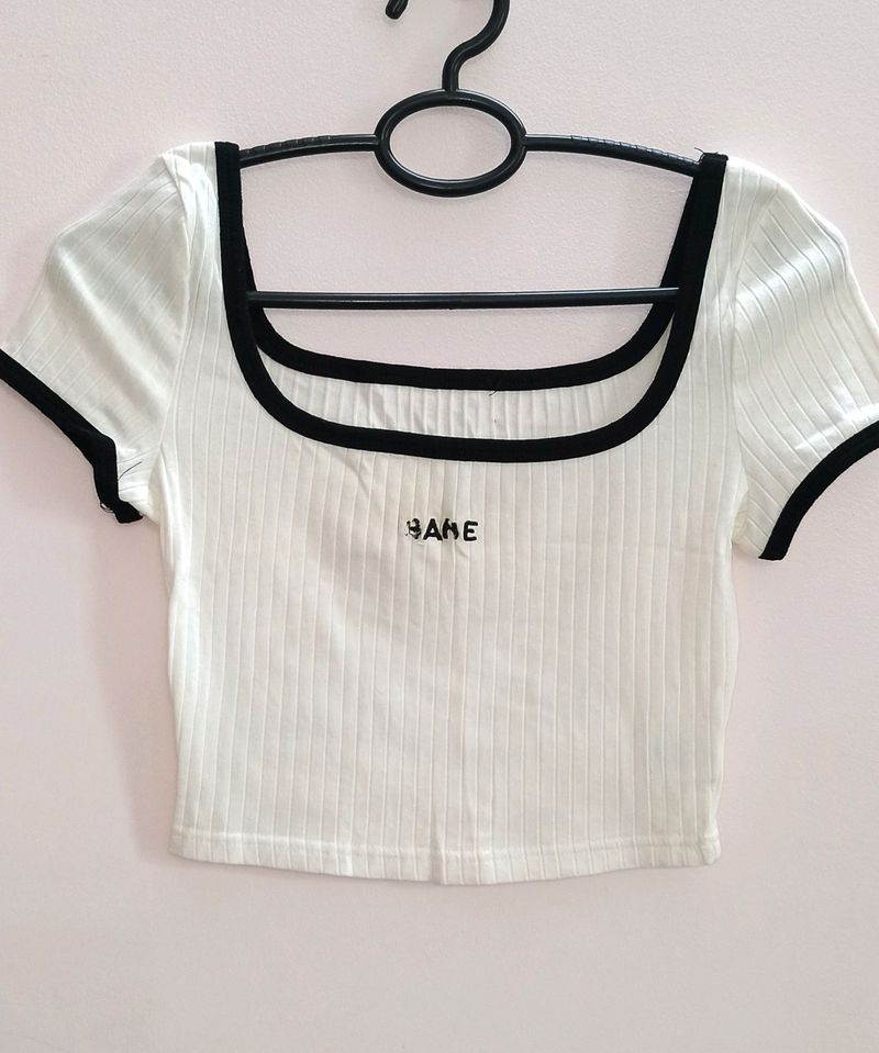 Shein Women Crop Tops And Chanel Top