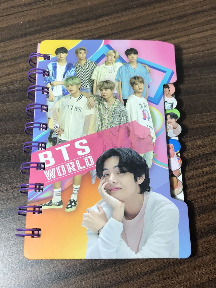 Bts Diary With A Cute Key Chain Of BT21 ( TATA )