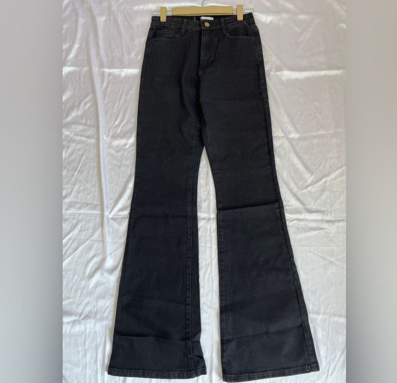 ZARA Flare Black Denim