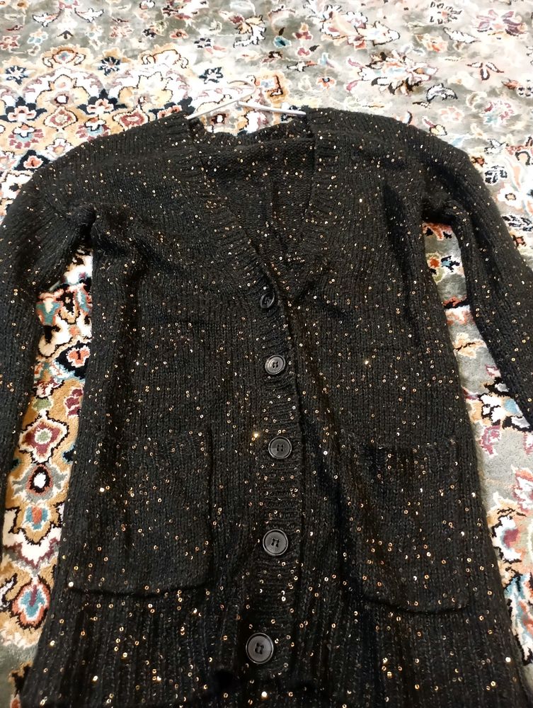 Black Cardigan Medium