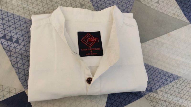 White Men Cotton Shirts