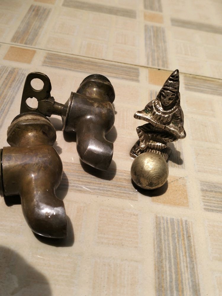 SET OF 4 BRASS ANCIENT THING