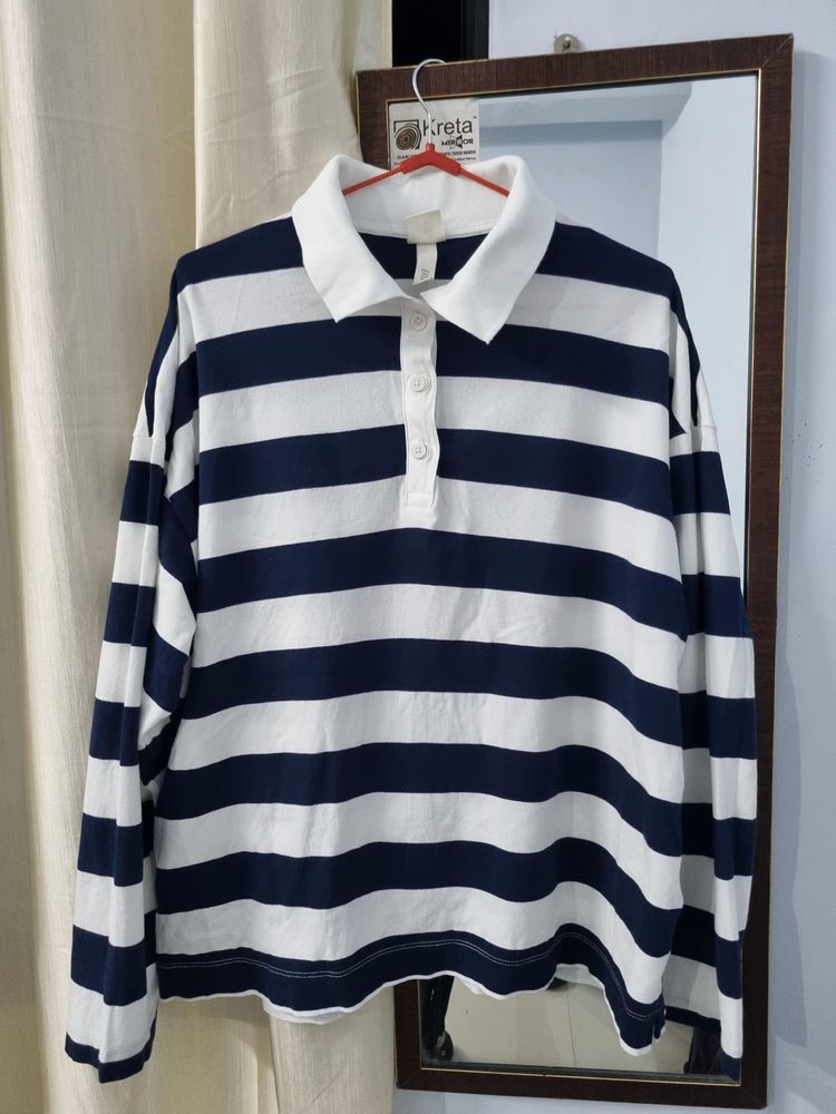 H&M Long Sleeve Polo Shirt