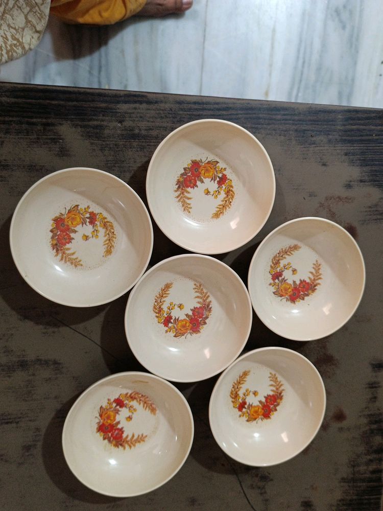 Melamine Bowls Set Of 6+4small