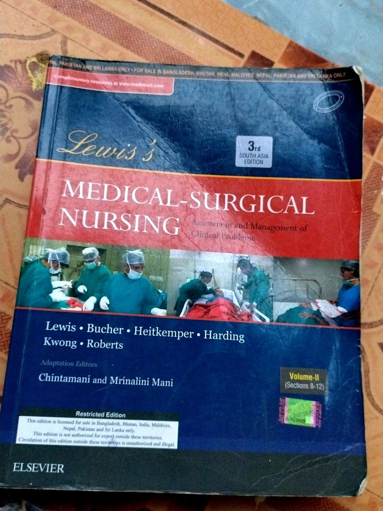 Medical Surgical Nursing Textbook