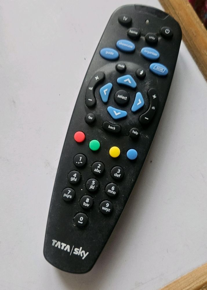 Gently Used TATA SKY remote For Set Top Box