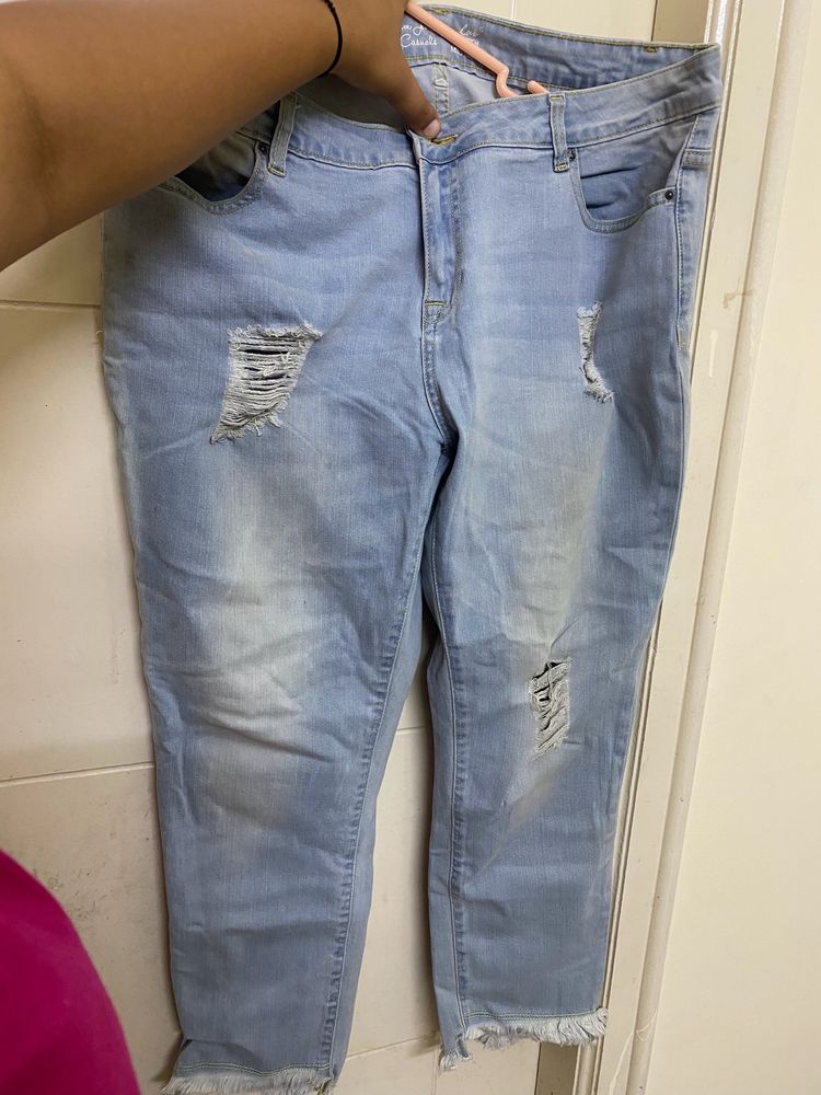 Boyfriend Capri Jeans