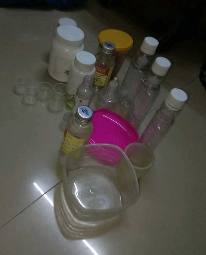 Small Plastic Empty Bottles DIY