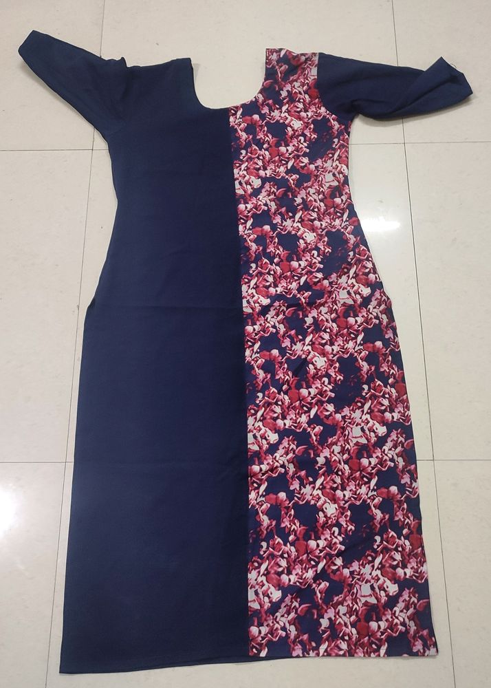 Digital Print Branded Kurti M Size With Freebie