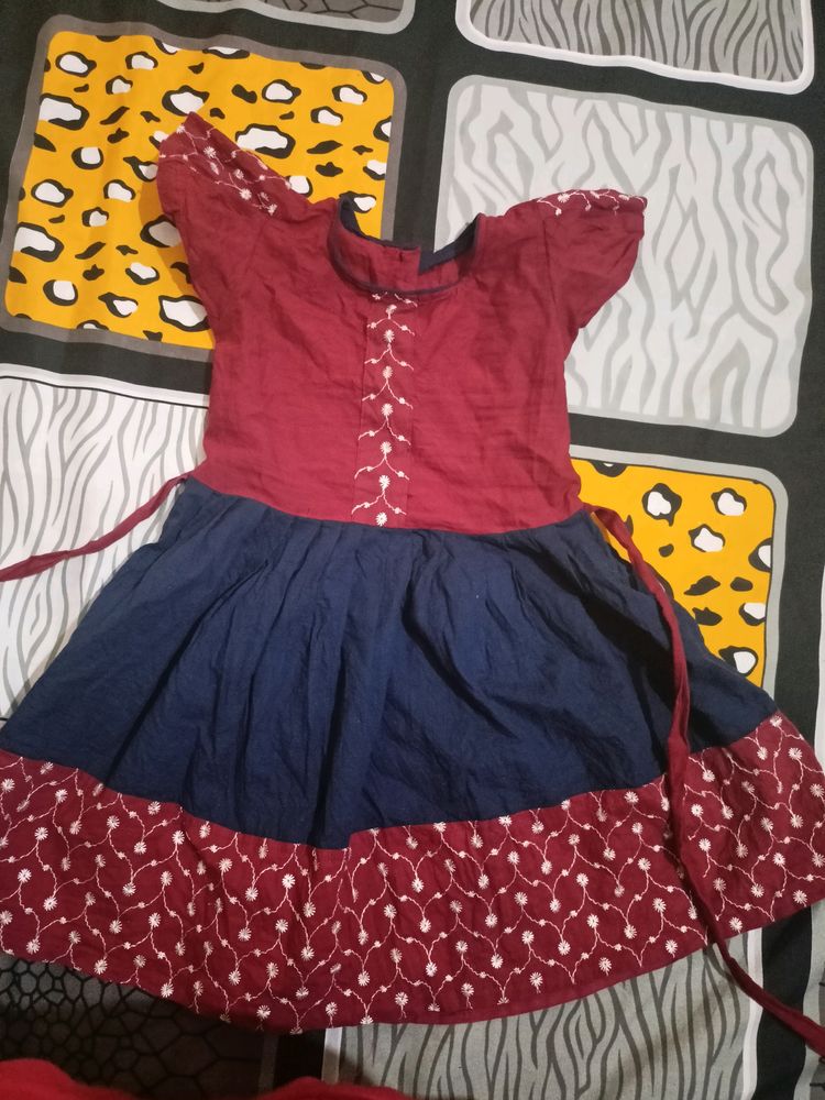 Stitched Frock In New Condition