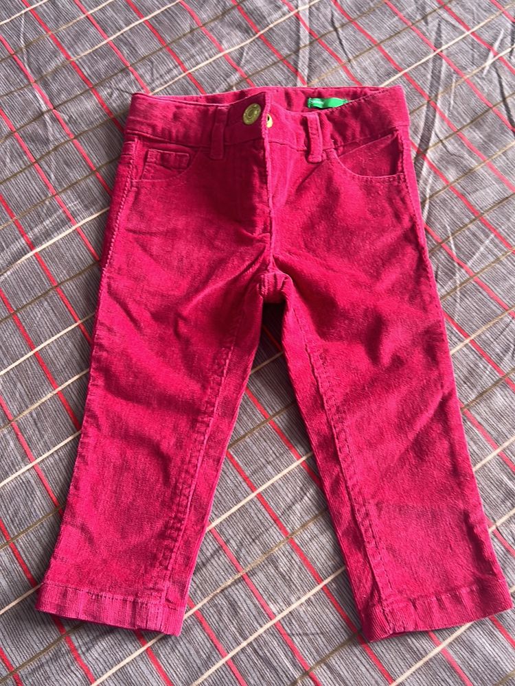 New Benetton Trouser Pants For 0years 23Cm