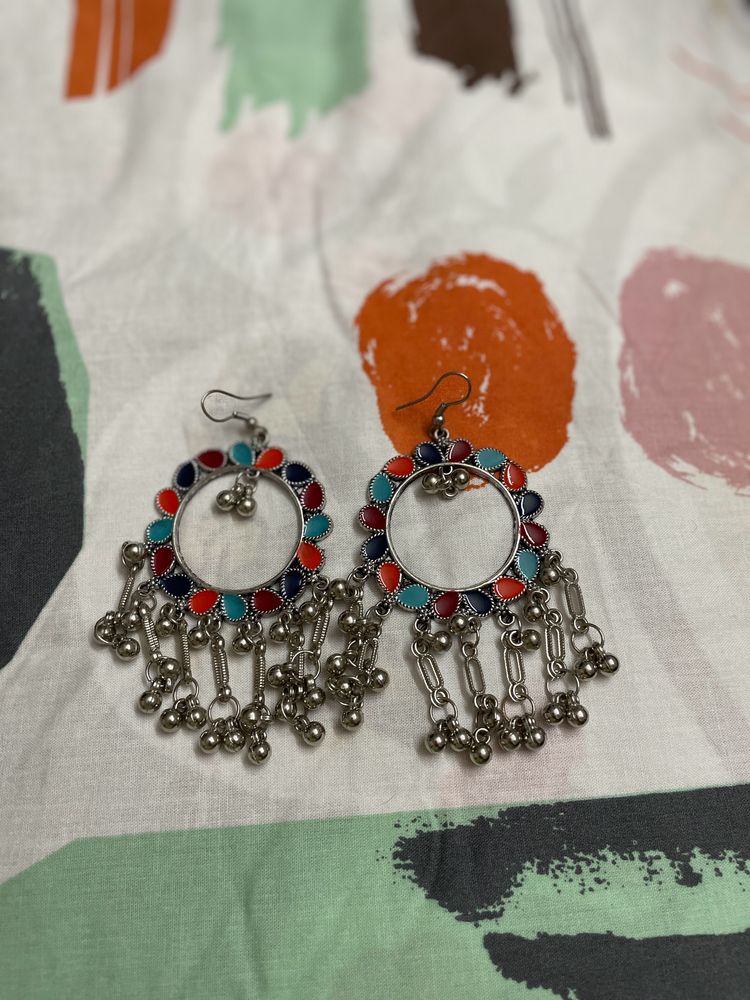 These Beautiful Oxidised Earrings