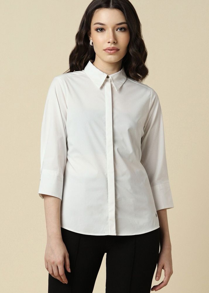 ALLEN SOLLY Solid Shirt