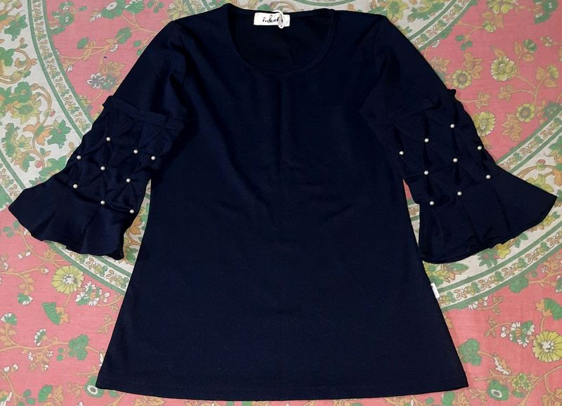 Women Beautiful Navy Blue Top 💙