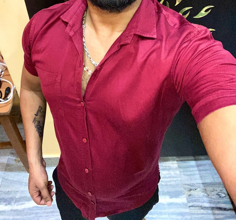 Maroon Shirt