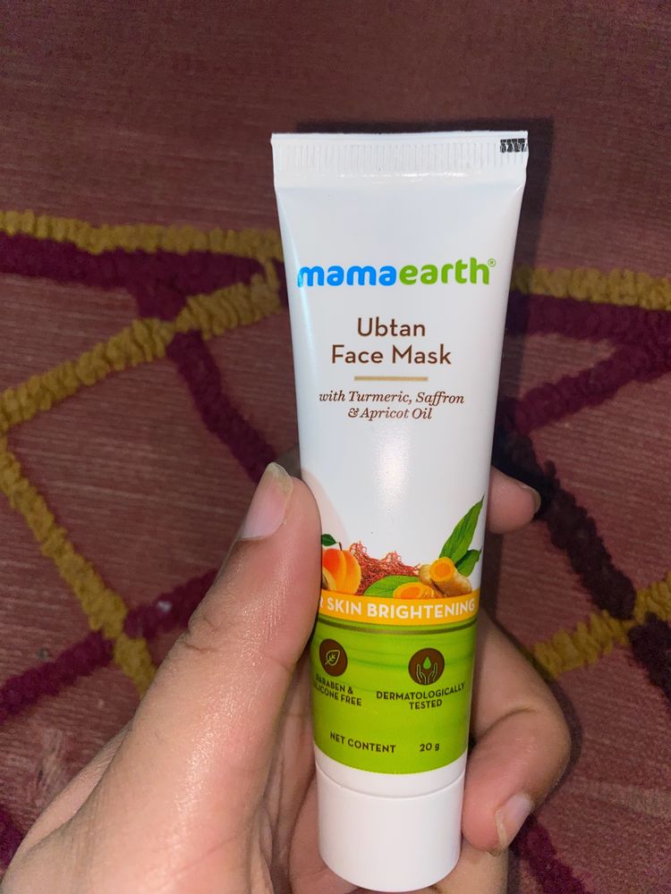 Mamaearth Ubtan Face Mask With Turmeric And Saffro