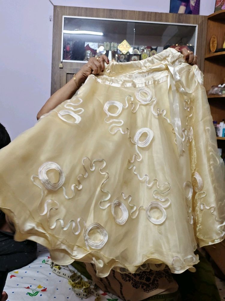 Cream Skirt