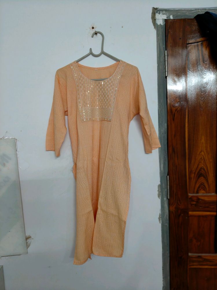 Orange Kurti