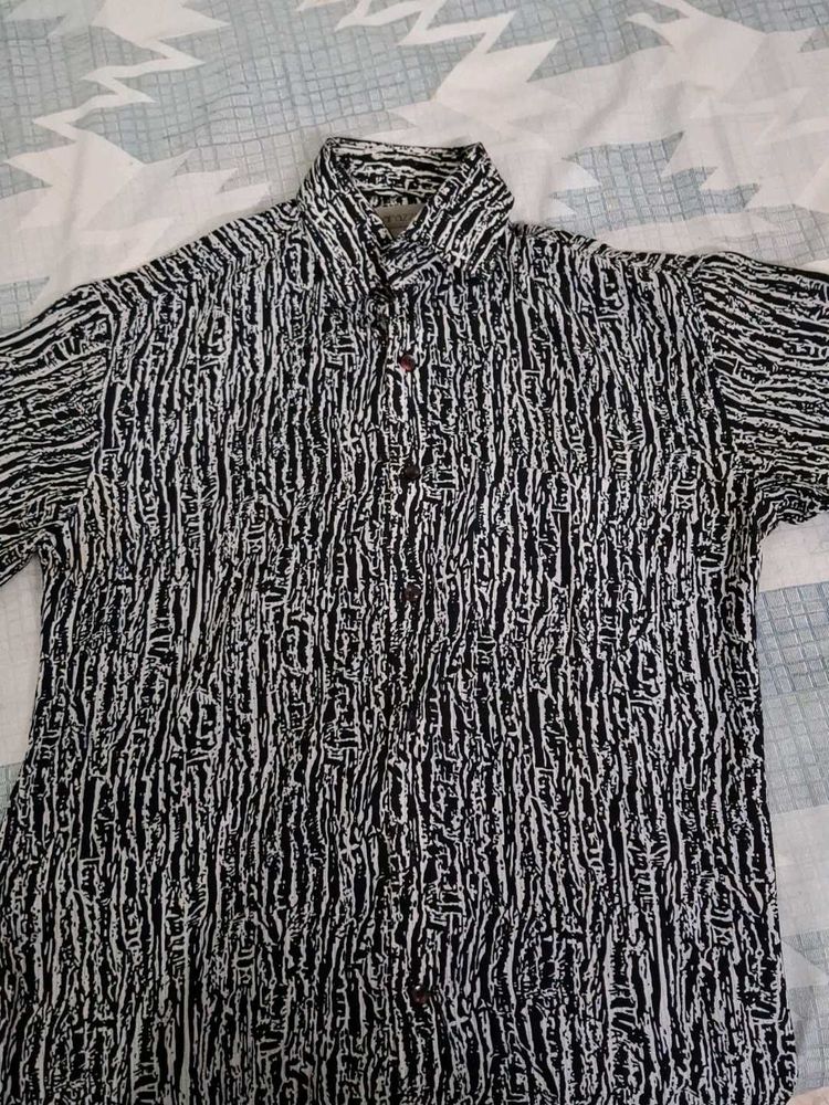 A Black White Shirt