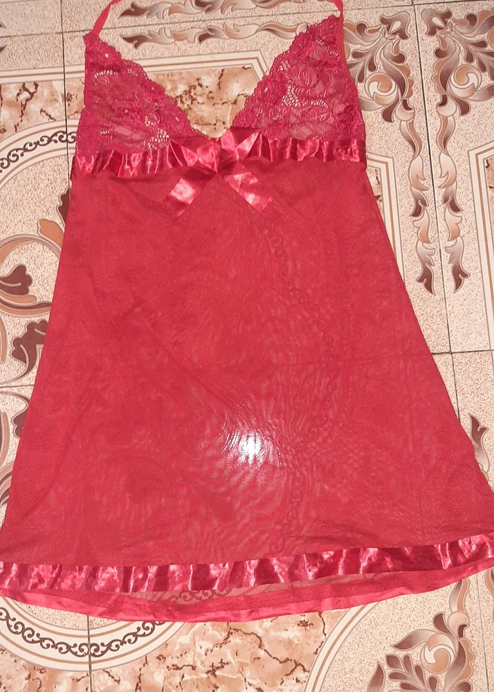 Romantic Babydoll Dress With 1surprise Gift