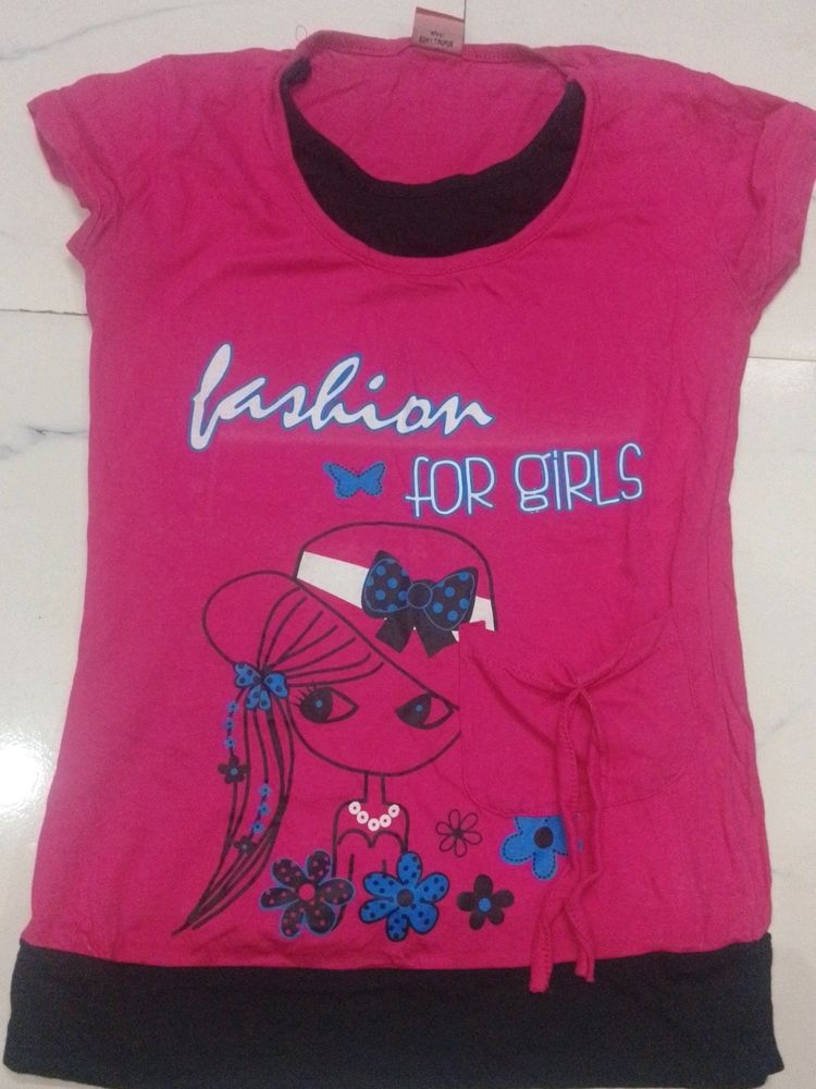 Pink(rose) Top For Girls And Women