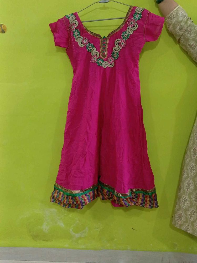 Anarkali Red Rose