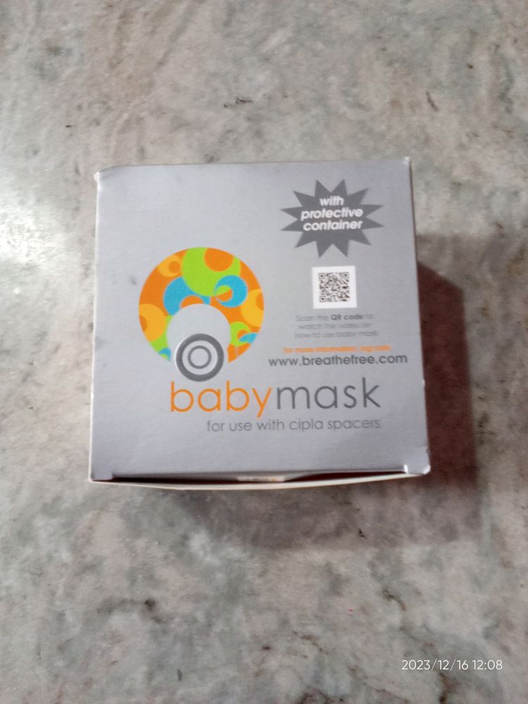 Baby Mask For Use With Inhaler