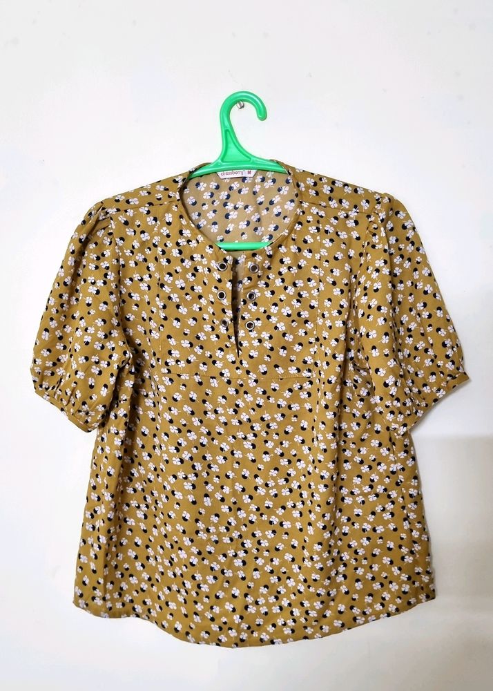 Floral Print Top Size M