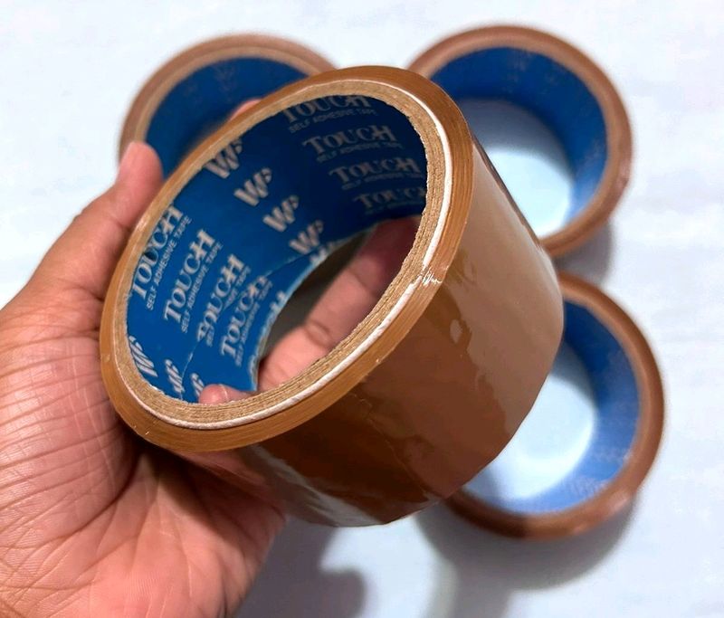 Combo Of 6 Brown Self Adhesive Tape 🟤