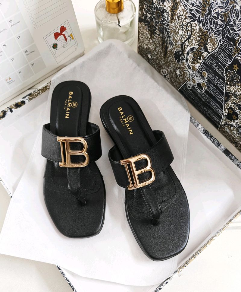 Balmain Slippers Premium Stock Copy