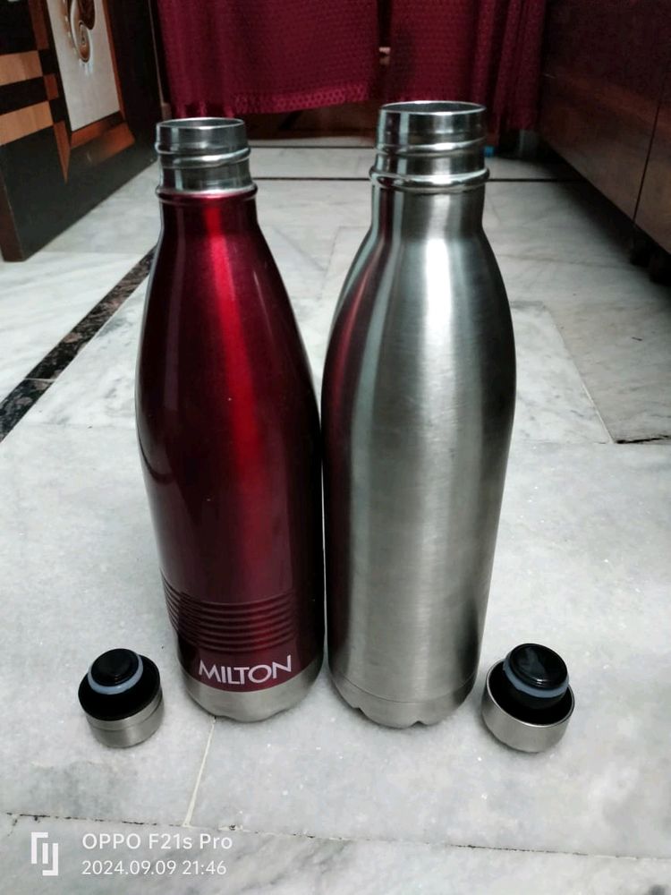 2 Milton New And Good Condition Water Bottle 24 Hr