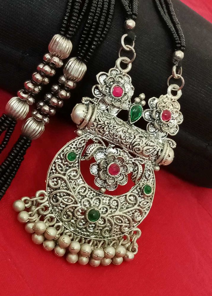 Oxidised Mangalsutra