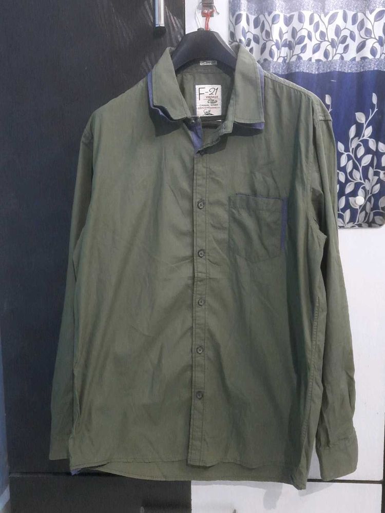 Shirt Olive Colour