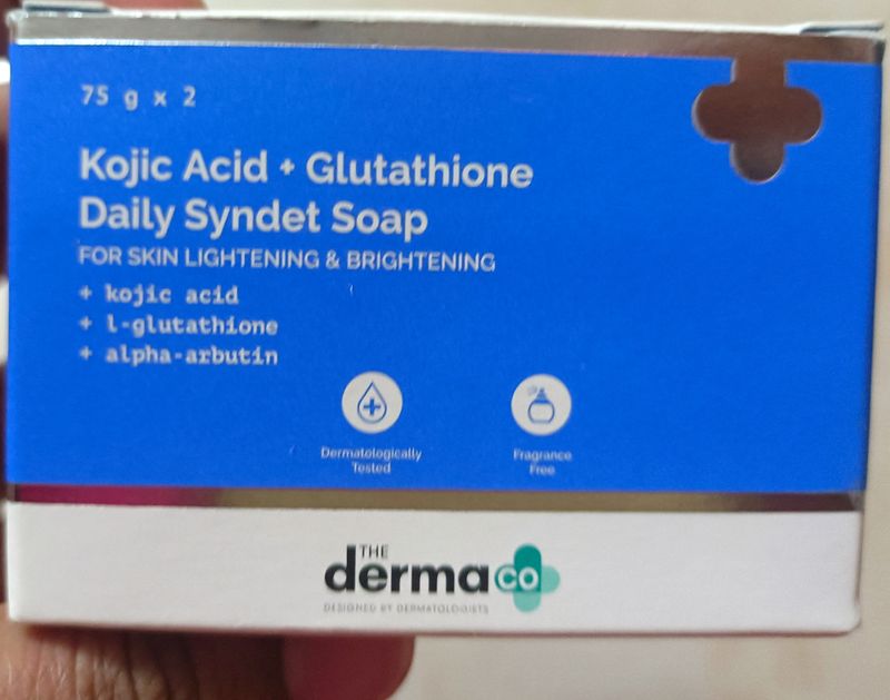 The Derma Co Kojic Acid + Glutathione Daily Soap