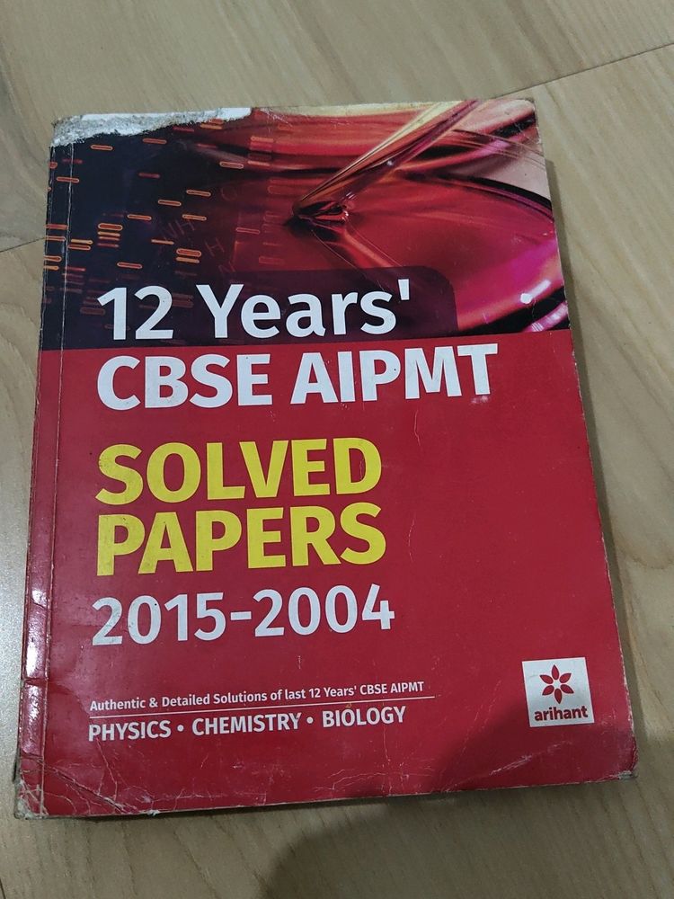 Solved Paper CBSE AIPMT