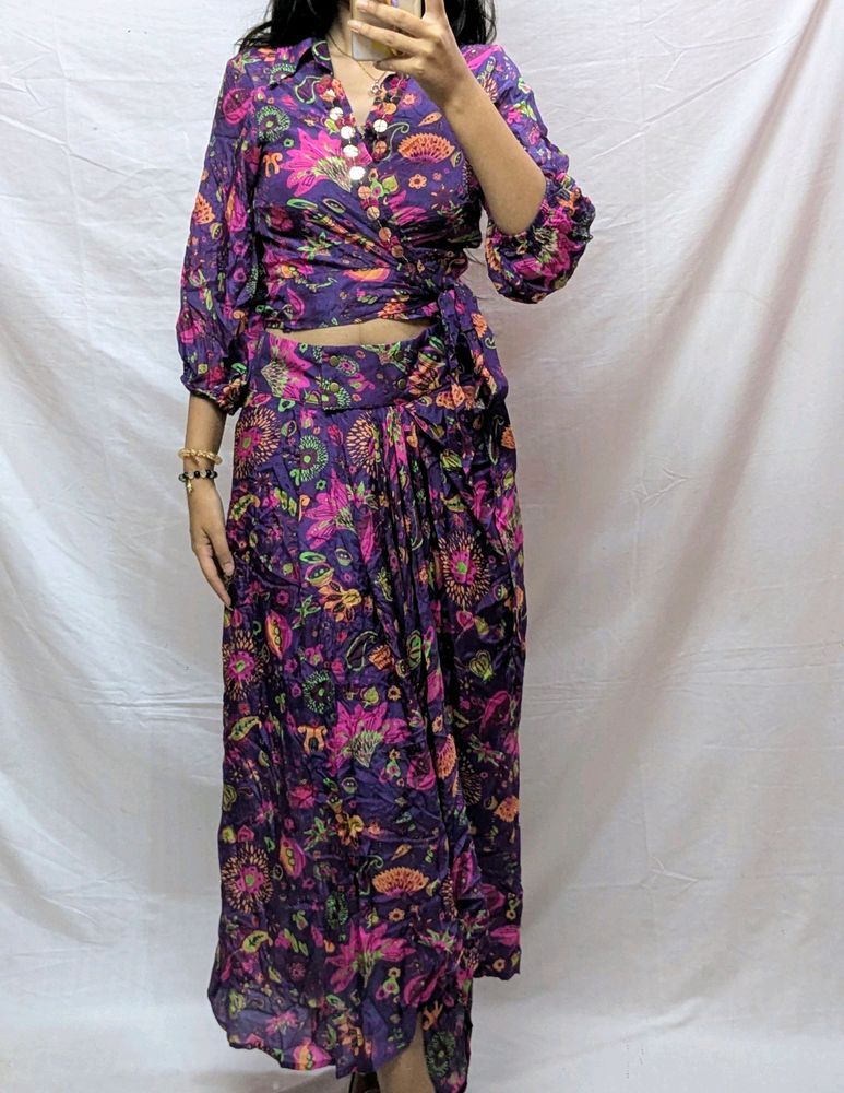 Sheeoli Purple Co-ord Set