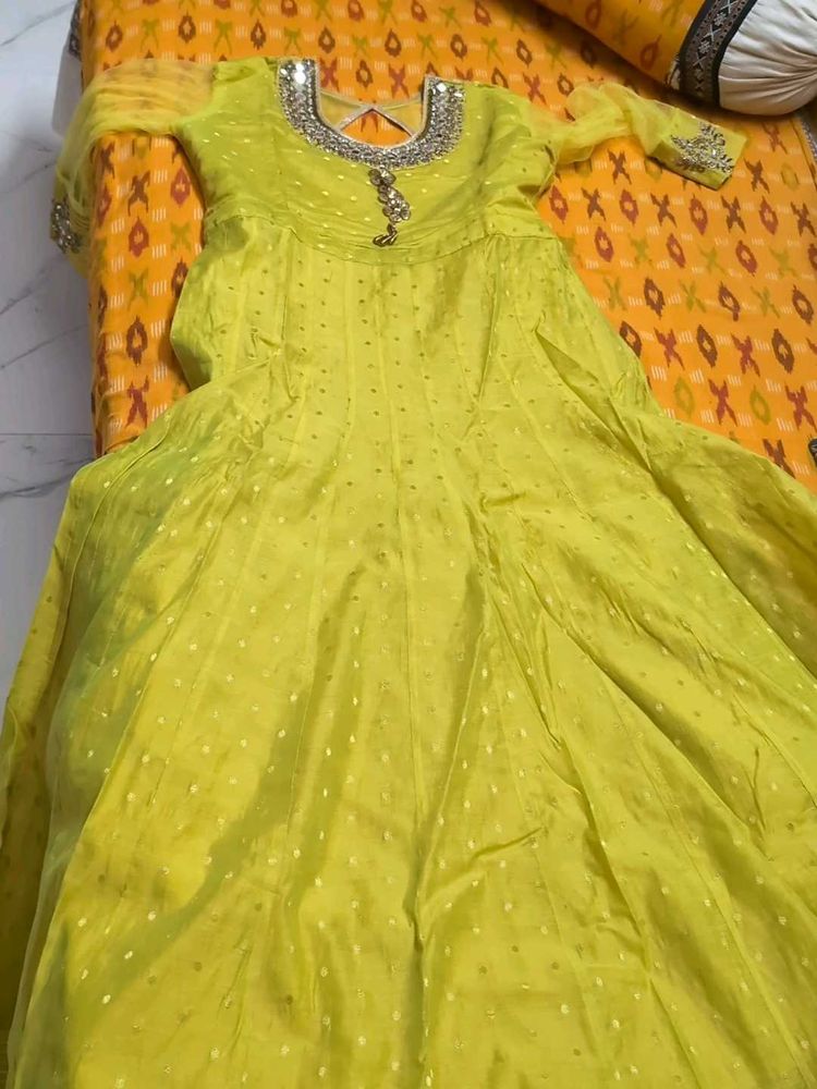 Ethic gown With Dupatta