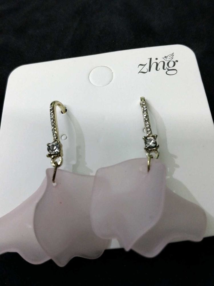 Pink Tullip Earings